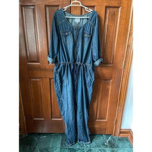 Lovesick Plus Size Denim Jumpsuit